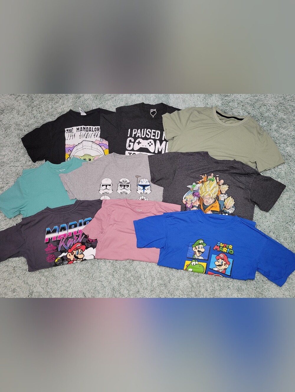 Young Teenage Short Sleeve Tees Bundle Of 9